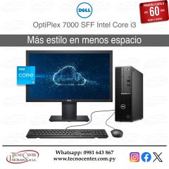 PC Dell OptiPlex 7000 SFF Intel Core i3